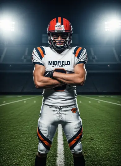 Custom American Football uniforms and jerseys
